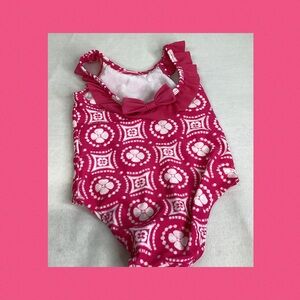 Circo Pink and White Floral Swimsuit.37